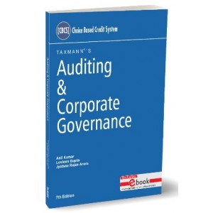 Taxmann's Auditing & Corporate Governance for B.COM. (HONS.) | CBCS by Anil Kumar, Lovleen Gupta, Jyotsna Rajan Arora